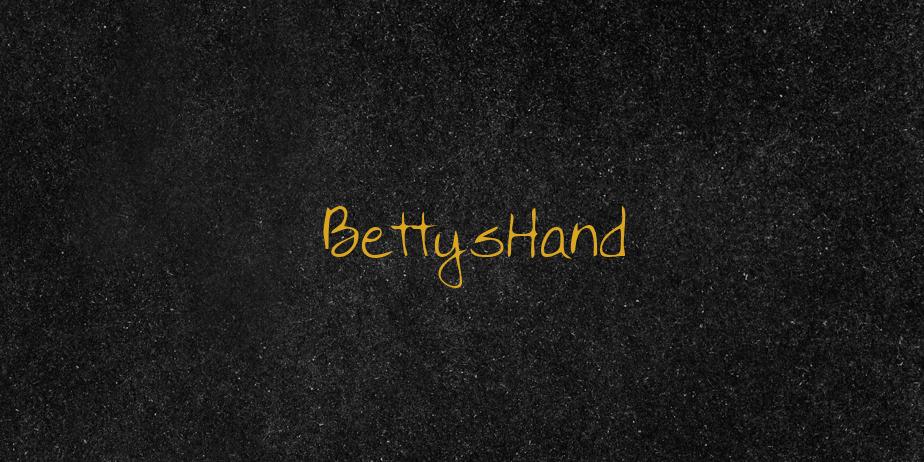 Fonte BettysHand