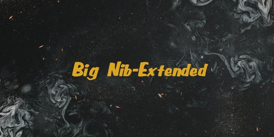 Fonte Big Nib-Extended