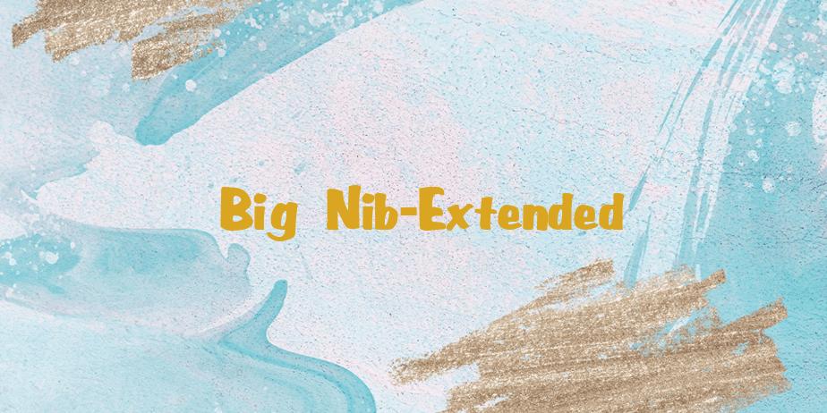 Fonte Big Nib-Extended