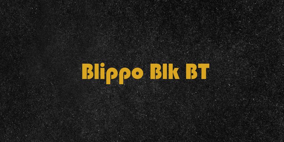 Fonte Blippo Blk BT