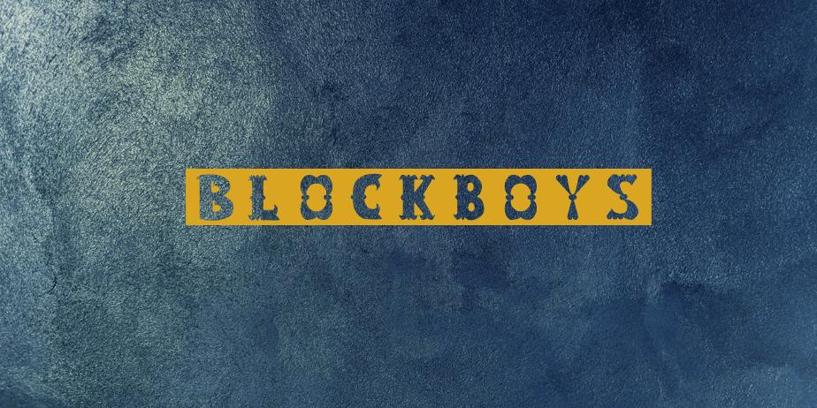 Fonte Blockboys