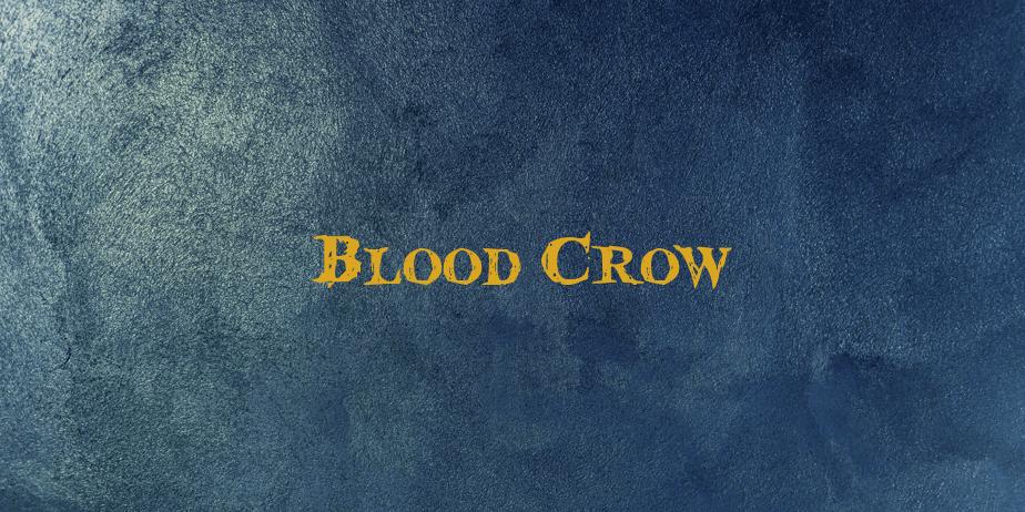 Fonte Blood Crow