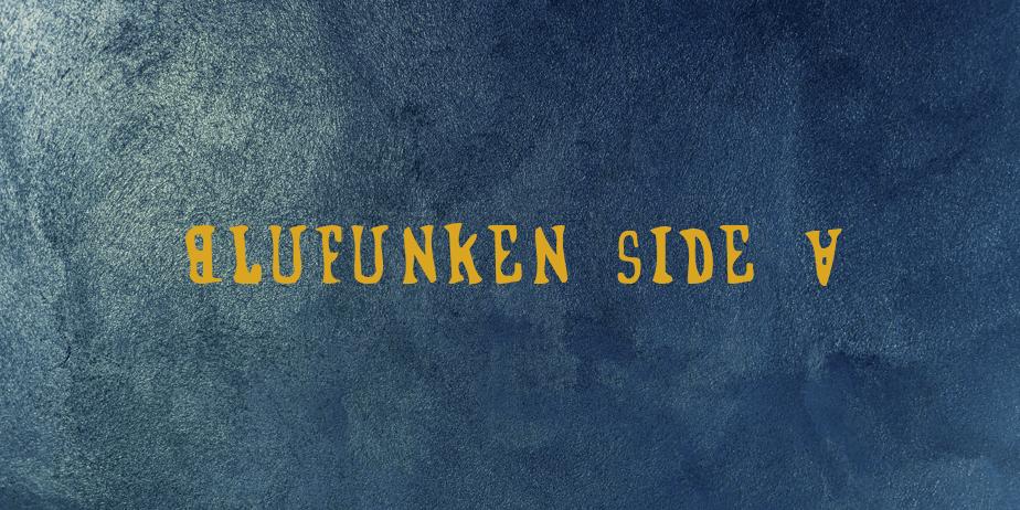 Fonte Blufunken side A