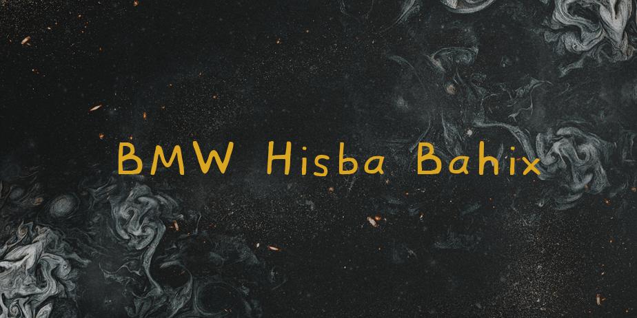 Fonte BMW Hisba Bahix