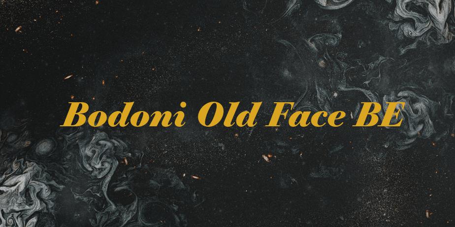 Fonte Bodoni Old Face BE