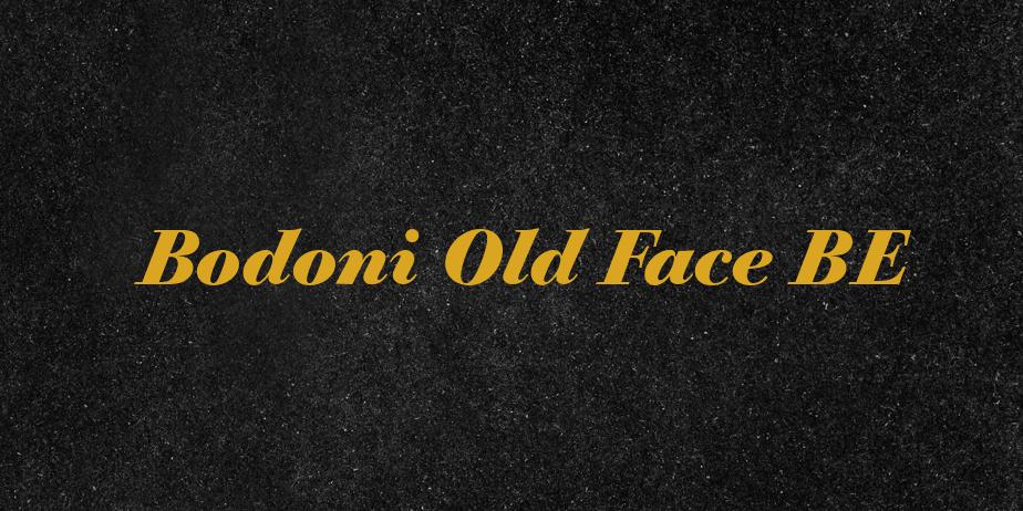 Fonte Bodoni Old Face BE