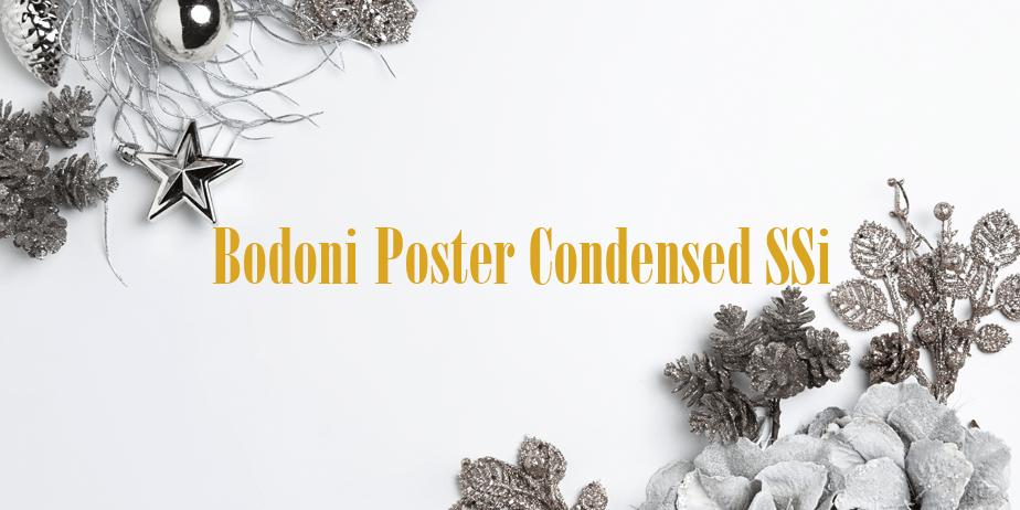 Fonte Bodoni Poster Condensed SSi