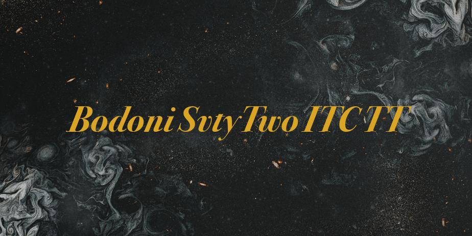 Fonte Bodoni SvtyTwo ITC TT