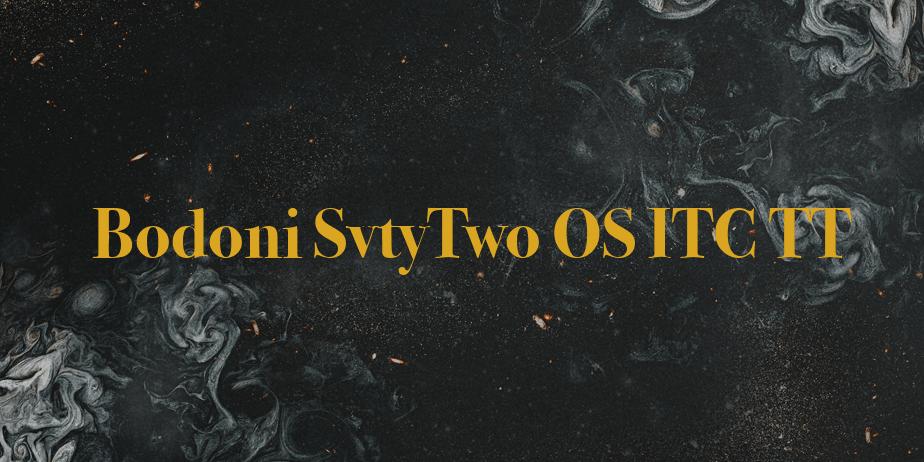 Fonte Bodoni SvtyTwo OS ITC TT