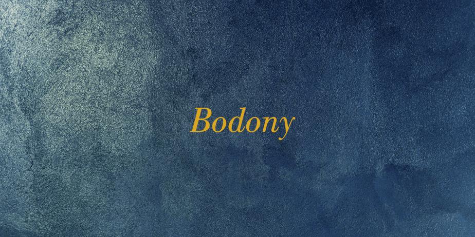 Fonte Bodony