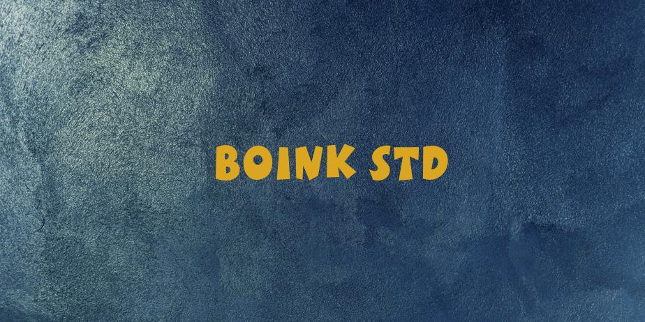 Fonte Boink Std