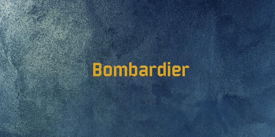 Fonte Bombardier