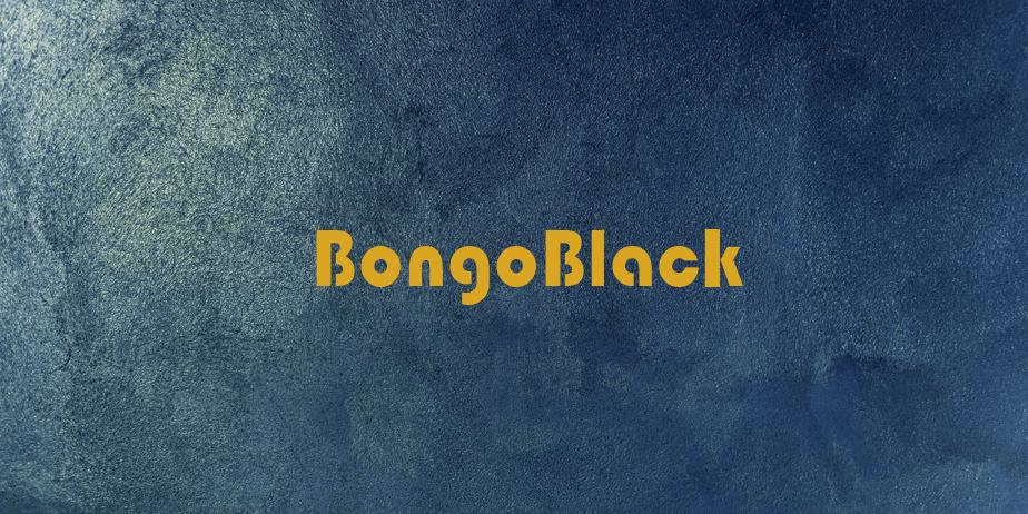 Fonte BongoBlack