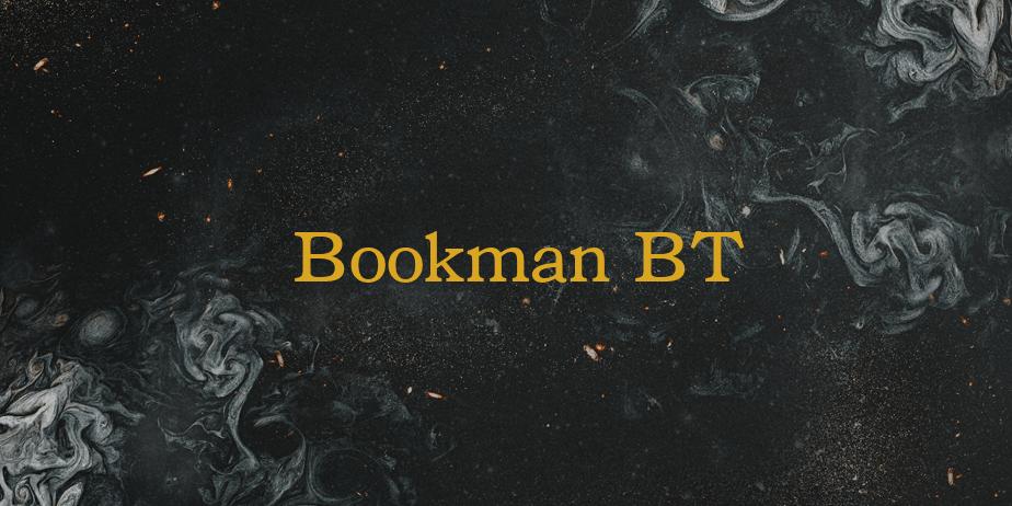 Fonte Bookman BT