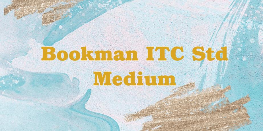 Fonte Bookman ITC Std Medium