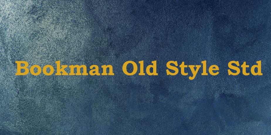 Fonte Bookman Old Style Std