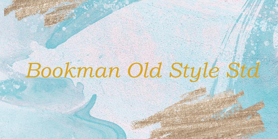 Fonte Bookman Old Style Std