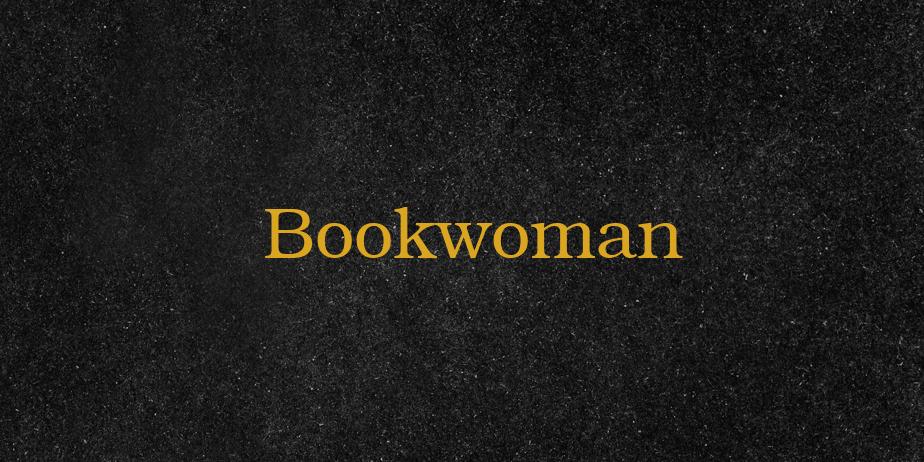 Fonte Bookwoman