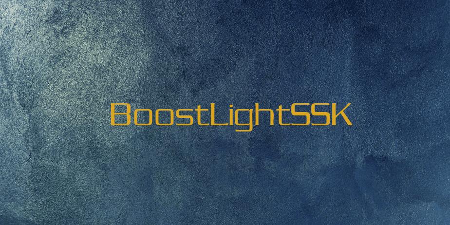 Fonte BoostLightSSK