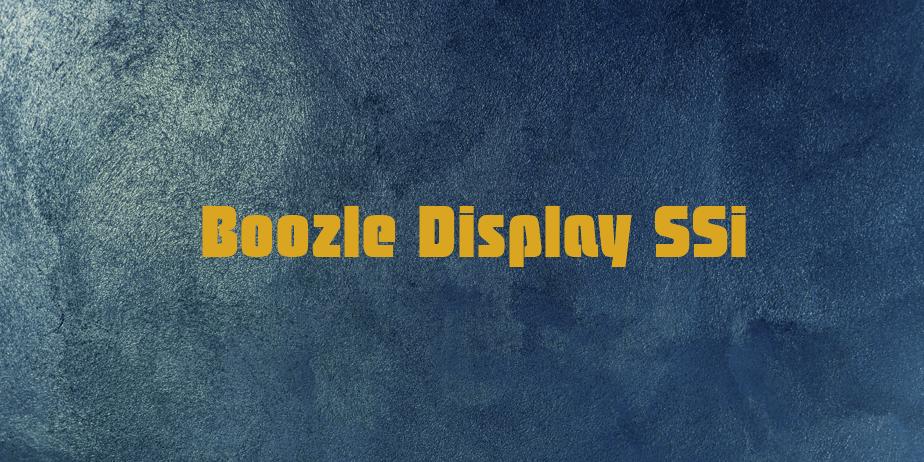 Fonte Boozle Display SSi