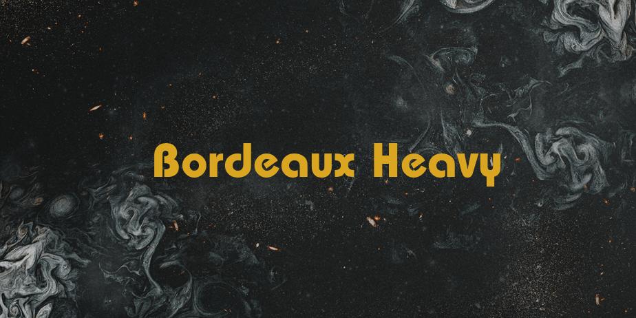 Fonte Bordeaux Heavy