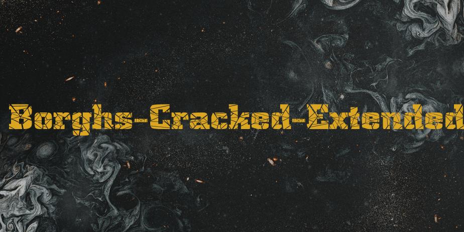 Fonte Borghs-Cracked-Extended