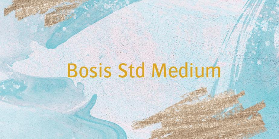 Fonte Bosis Std Medium