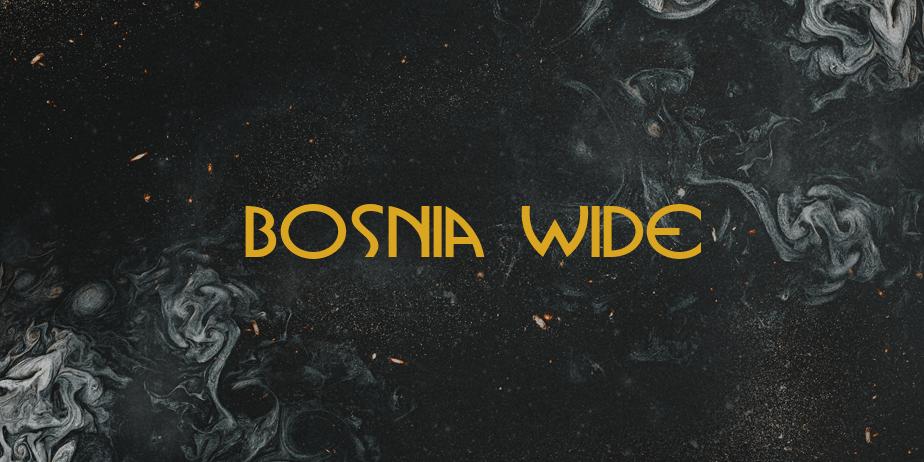 Fonte Bosnia Wide