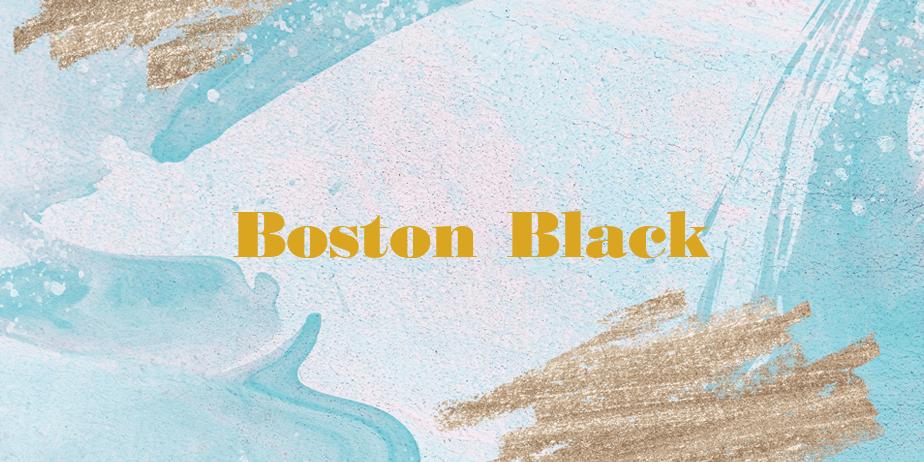 Fonte Boston Black