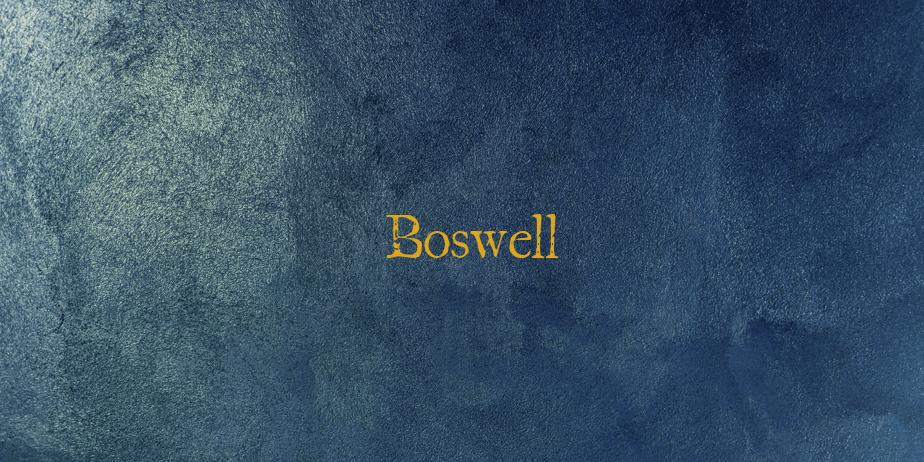 Fonte Boswell