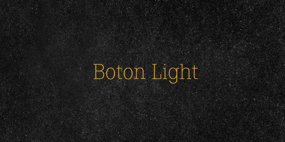 Fonte Boton Light