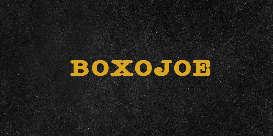 Fonte BoxOJoe