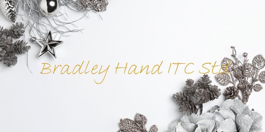 Fonte Bradley Hand ITC Std