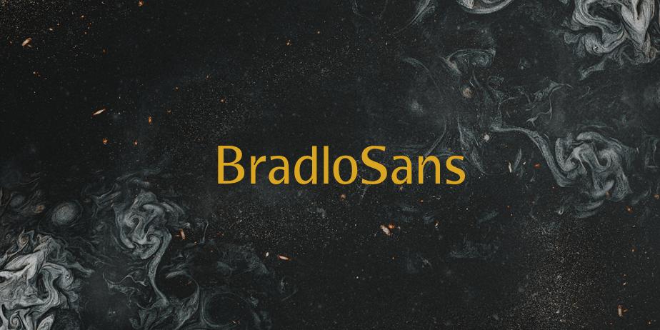 Fonte BradloSans