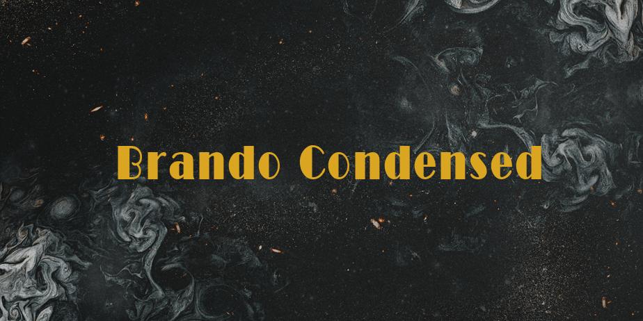 Fonte Brando Condensed