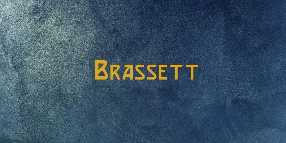 Fonte Brassett