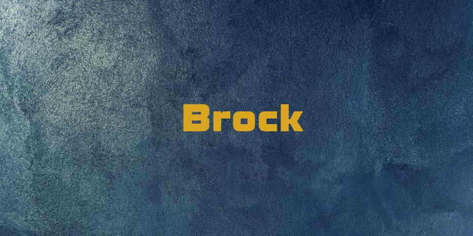 Fonte Brock