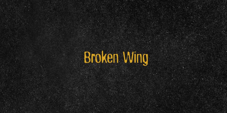 Fonte Broken Wing