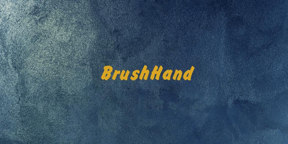 Fonte BrushHand