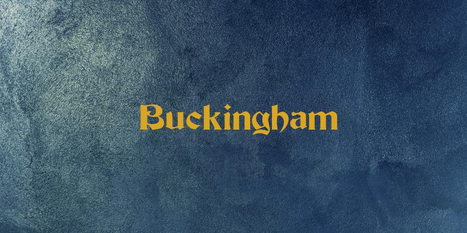 Fonte Buckingham