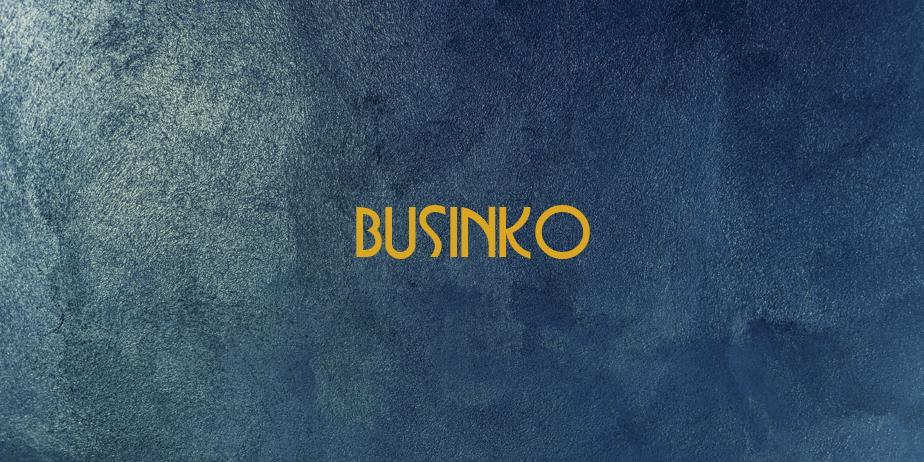 Fonte Businko