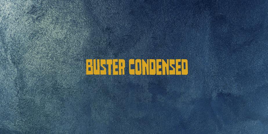 Fonte Buster Condensed
