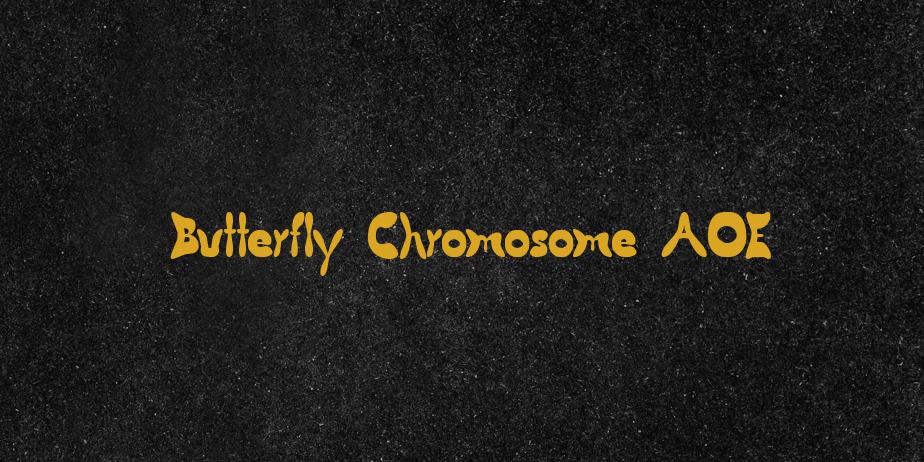 Fonte Butterfly Chromosome AOE