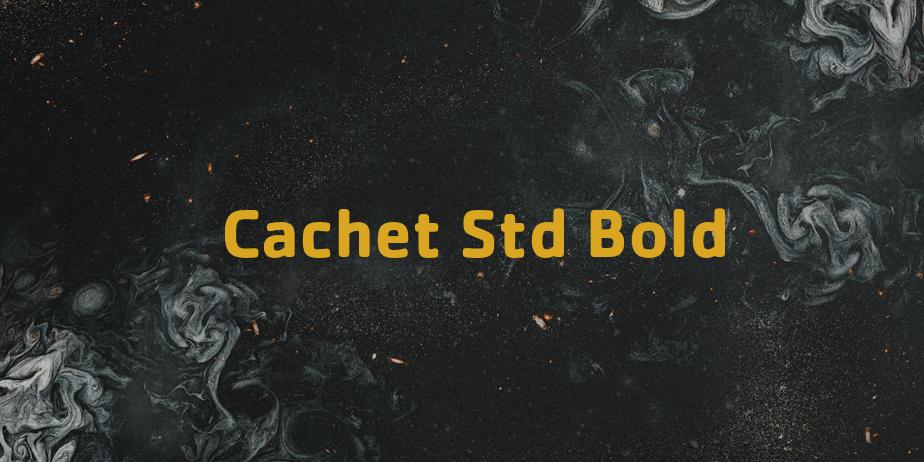 Fonte Cachet Std Bold