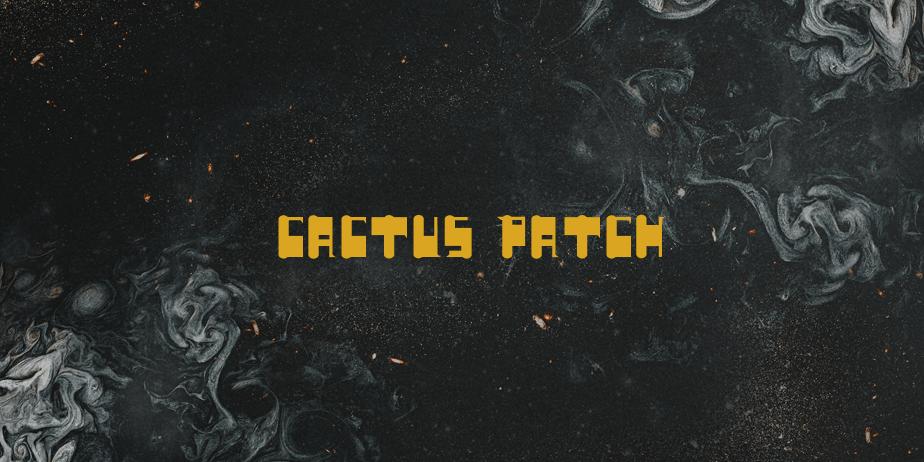 Fonte Cactus Patch