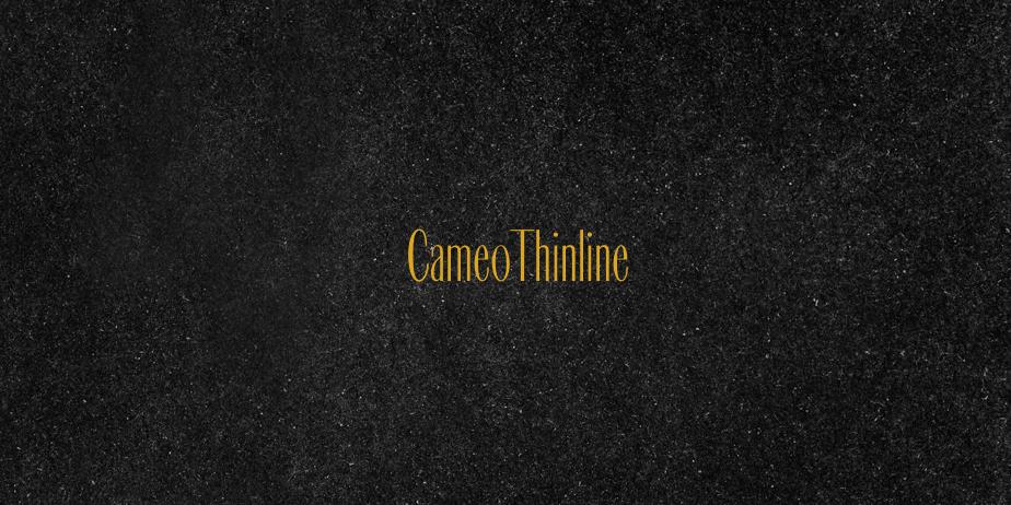 Fonte CameoThinline