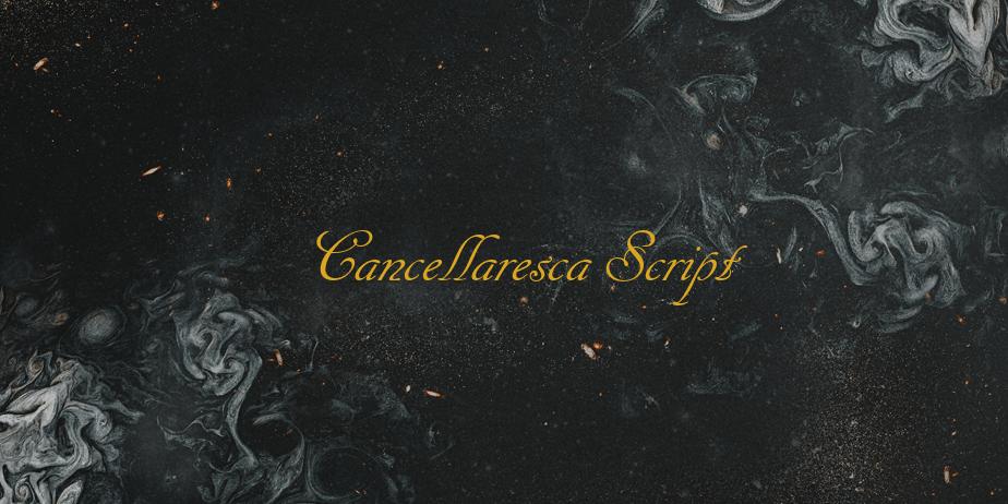 Fonte Cancellaresca Script