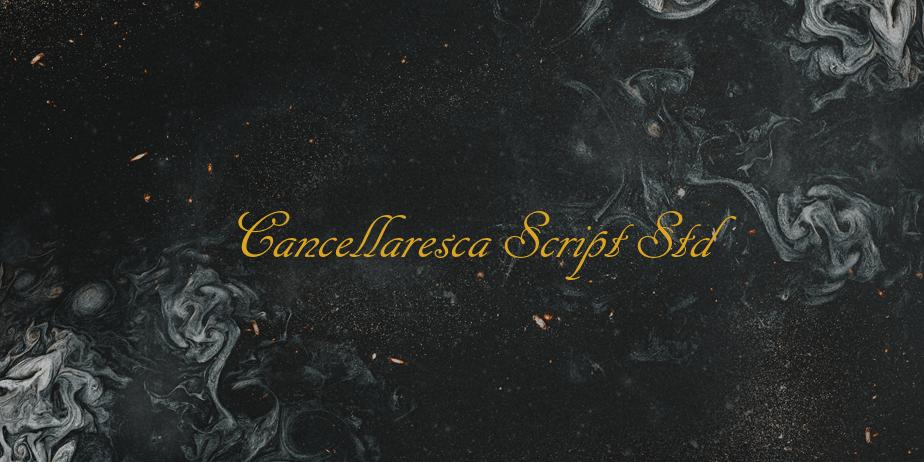 Fonte Cancellaresca Script Std