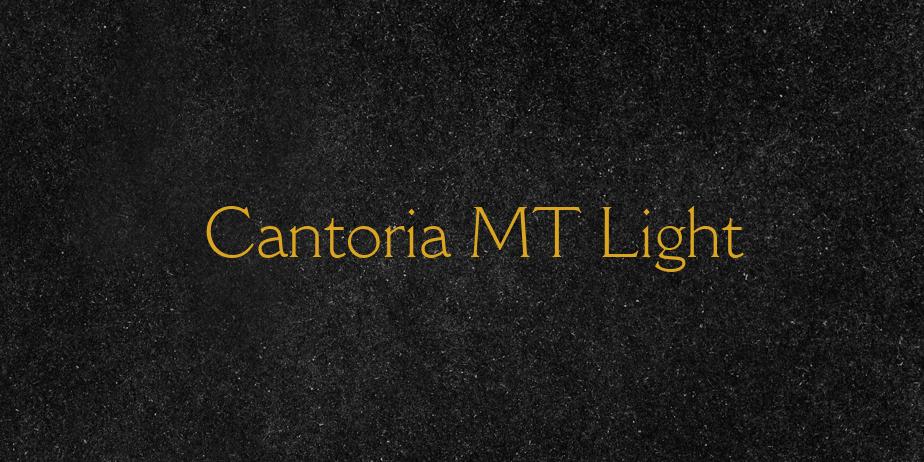 Fonte Cantoria MT Light