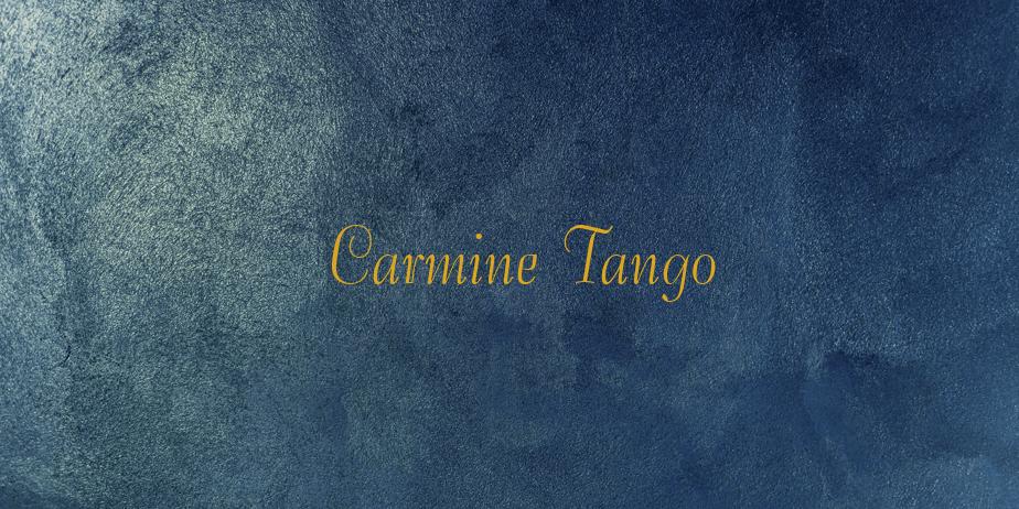 Fonte Carmine Tango